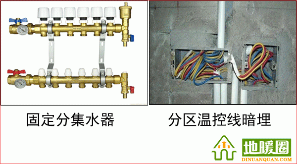 地暖分集水器安裝